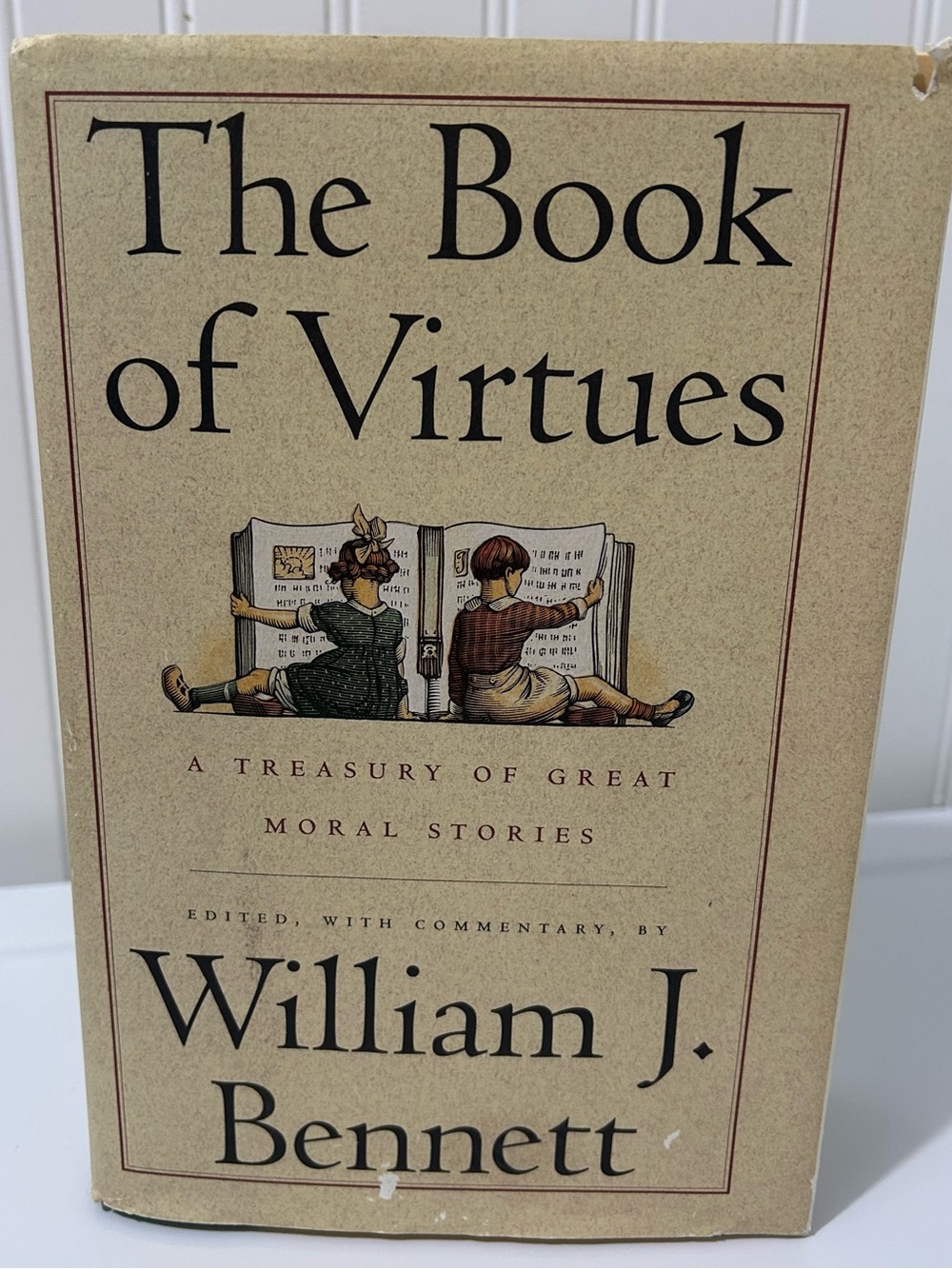 'The Book of Virtues' Hardback Book Vintage 1993